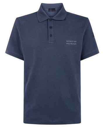 Moncler Logo Cotton Pique Polo Shirt 156730109 [P]