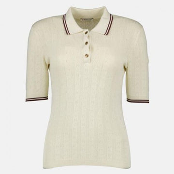 MONCLER Karo Motiv Baumwoll Polohemd 156730178 [P]