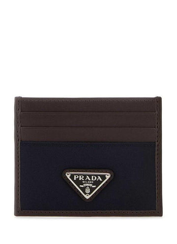 PRADA Speedy Nylon Leder Kartenhalter 156730233 [P]