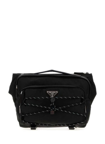 PRADA スピードロック ナイロン レザー ショルダーバッグ 156730264 [P]