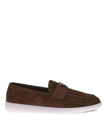 Prada Triangle Logo Suede Loafer 156730385 [P]
