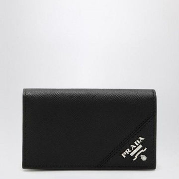 Prada Saffiano Metal Logo Business Card Holder 156730421 [P]