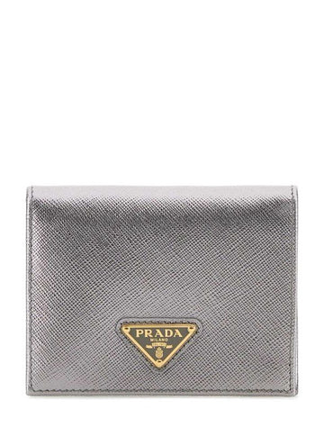 Prada Saffiano Triangle Logo Wallet 156730427 [P]