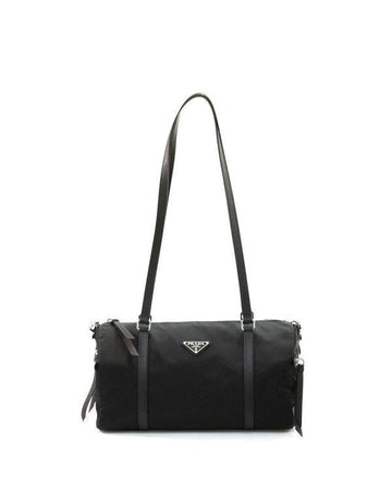 PRADA ナイロン サフィアーノ レザー ダッフルバッグ 156730521 [P]