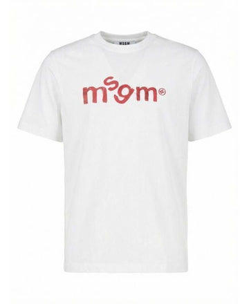 MSGM Logo Printed T-Shirt 156796993 [P]