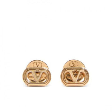 Valentino Oval Metal Earrings 156799016 [P]