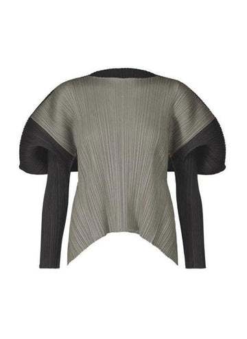 Pleats Please Issey Miyake Pleated Square Top 156799060 [P]