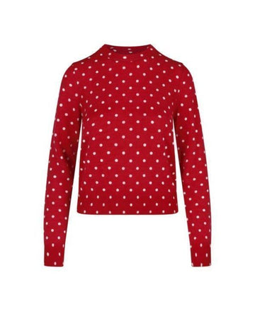 Comme Des Garcons Printed Dot Pattern Wool Jersey Knit 156799097 [P]
