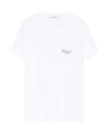 Givenchy Logo Stamp Print Cotton T-Shirt 156799115 [P]