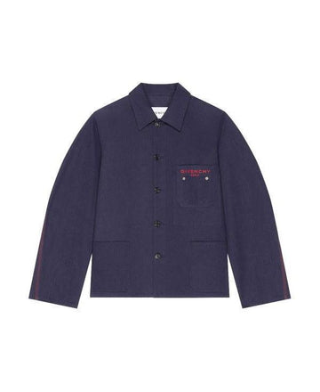 GIVENCHY Stickerei Denim Couture Slim Jacket 156799129 [P]