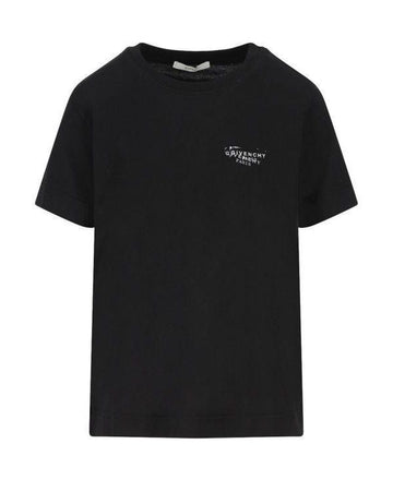 GIVENCHY ロゴスタンププリントコットンTシャツ 156799131 [P]