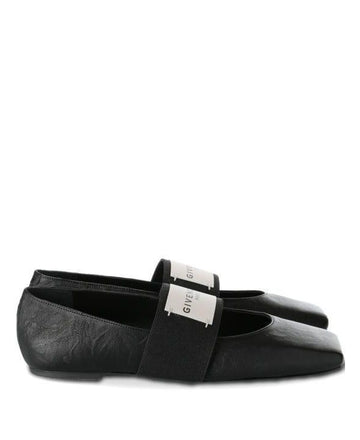 GIVENCHY Gepolsterte Ballerinas aus strukturiertem Leder 156799156 [P]