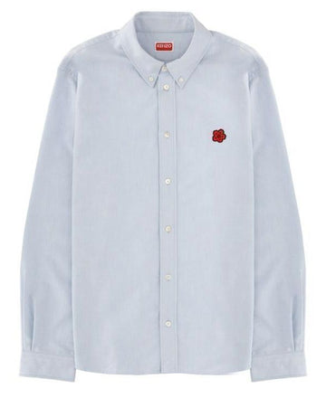 Kenzo Boke Flower Cotton Oxford Casual Embroidered Shirt 156799205 [P]