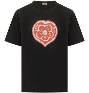 KENZO ボケ ハート コットン Tシャツ 156799217 [P]