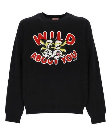 Kenzo Wild Tiger Wool Cotton Jumper 156799214 [P]