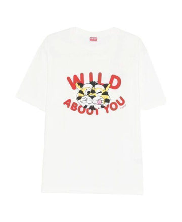 Kenzo Wild Tiger Cotton T-Shirt 156799220 [P]