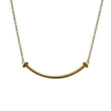 Tiffany & Co T Smile Small Pendant Necklace 18K Rose Gold 159720175 [P]
