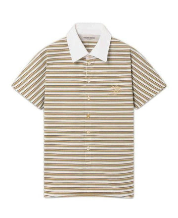 Golden Goose Contrasting Color Stripe Jersey Polo Shirt 156799337 [P]