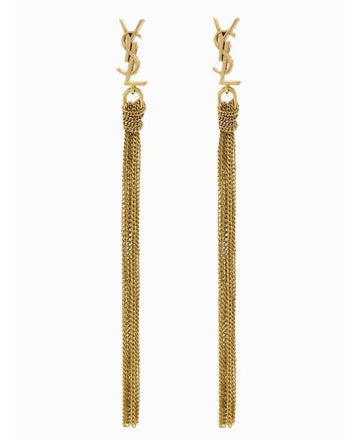 SAINT LAURENT CASSANDRE Quasten Ohrringe 156799466 [P]