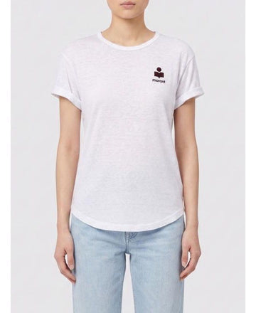 ISABEL MARANT KOLDIA Leinen Logo T-Shirt 156799495 [P]