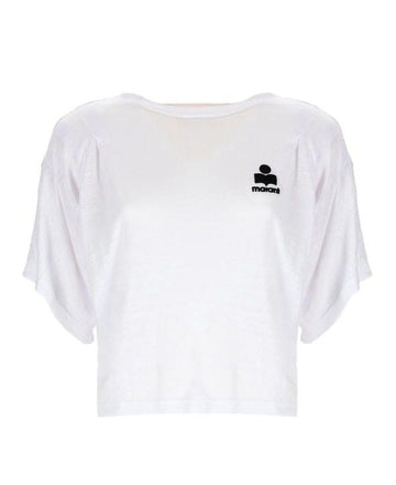 ISABEL MARANT Leinenlogo-T-Shirt 156799498 [P]