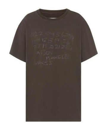 Maison Margiela Numeric Cotton T-Shirt 156799546 [P]