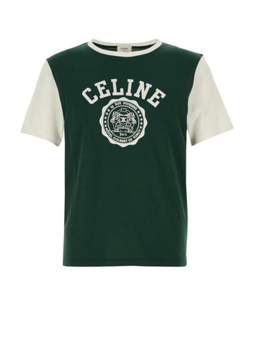 CELINE Regulär T-Shirt aus Baumwolljersey 156799572 [P]