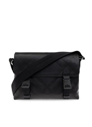 Burberry Embossed Check Buckle Messenger Bag 156799631 [P]