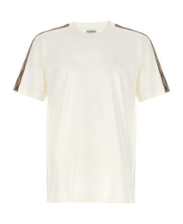 BURBERRY チェックトリミング コットン Tシャツ 156799667 [P]