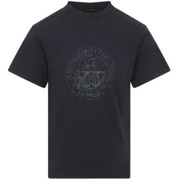 BALENCIAGA ヴィンテージプリントスタンダードフィットTシャツ 156799723 [P]