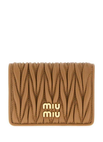 Miu Miu Nappa Leather Wallet 156799841 [P]