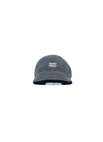 Miu Miu Fleece Baseball Cap 156799847 [P]