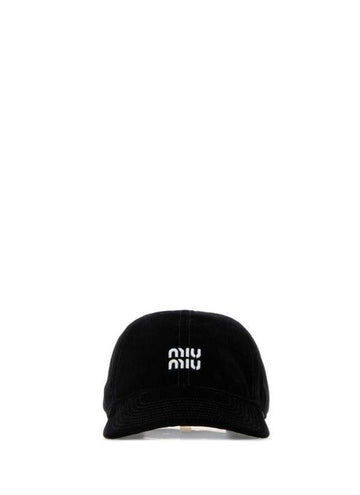 MIU MIU Velours Baseballkappe 156799848 [P]
