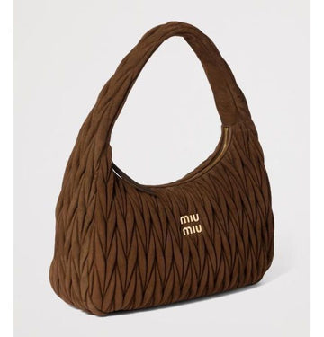 Miu Miu Matelassé Suede Bag 156799854 [P]