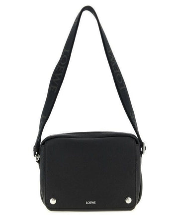 LOEWE ミディアム ペブル メッセンジャー バッグ フレキシブル グレイン カーフスキン 156800052 [P]