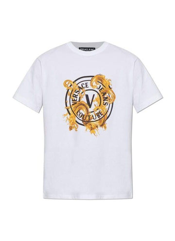 VERSACE プリントコットンジャージTシャツ 156800497 [P]