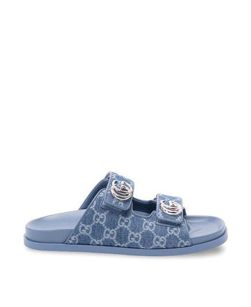 Gucci Double G Denim Slide 156801107 [P]