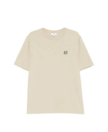 Maison Kitsune Grey Fox Head Comfort T-shirt Grey Short Sleeve 156801337 [P]
