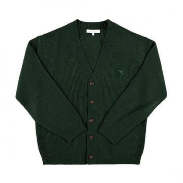 MAISON KITSUNE ボールドフォックスヘッドパッチコンフォートリブカーディガン 156801258 [P]
