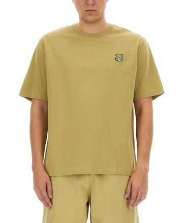 MAISON KITSUNE Übergroßes T-Shirt mit Bold Fox Head Patch 156801315 [P]