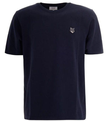 Maison Kitsune Grey Fox Head Comfort T-Shirt Grey Short Sleeve 156801532 [P]