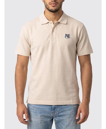 MAISON KITSUNE Grau Fox Kopf Komfort Polo Grau T-Shirt 156801474 [P]