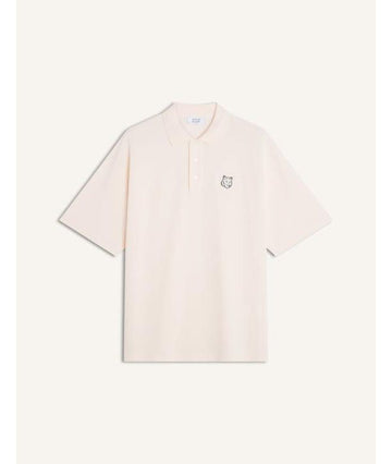MAISON KITSUNE ボルドーフォックスヘッドオーバーサイズポロ 156801516 [P]