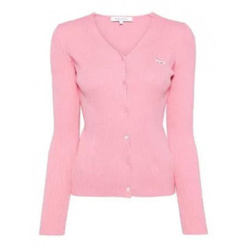 MAISON KITSUNE Baby-Fox-Patch-Pfeifenstrickjacke 156801678 [P]