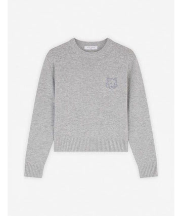 MAISON KITSUNE ボールドフォックスヘッド刺繍クロップジャンパー 156801675 [P]