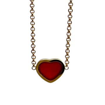 Chopard My Happy Heart Carnelian Bracelet Rose Gold 159720767 [P]