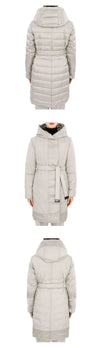 MAXMARA リバーシブルベルトパディングコート（ライトベージュ） 2529496055600 148639047 [P]