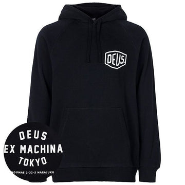 DEUS EX MACHINA Hara-Juku Adresse Hoodie Sweatshirt DMW48675F SCHWARZ 150740600 [P]