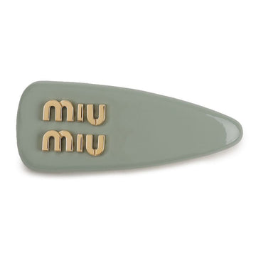 Miu Miu Patent Leather Hair Clip 156973183 [P]