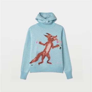 MAISON KITSUNE フラワーフォックスフードニット 158378801 [P]